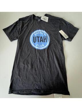 NHL Dark Gray Utah Hockey Club Crew Neck T-Shirt Men Size Small